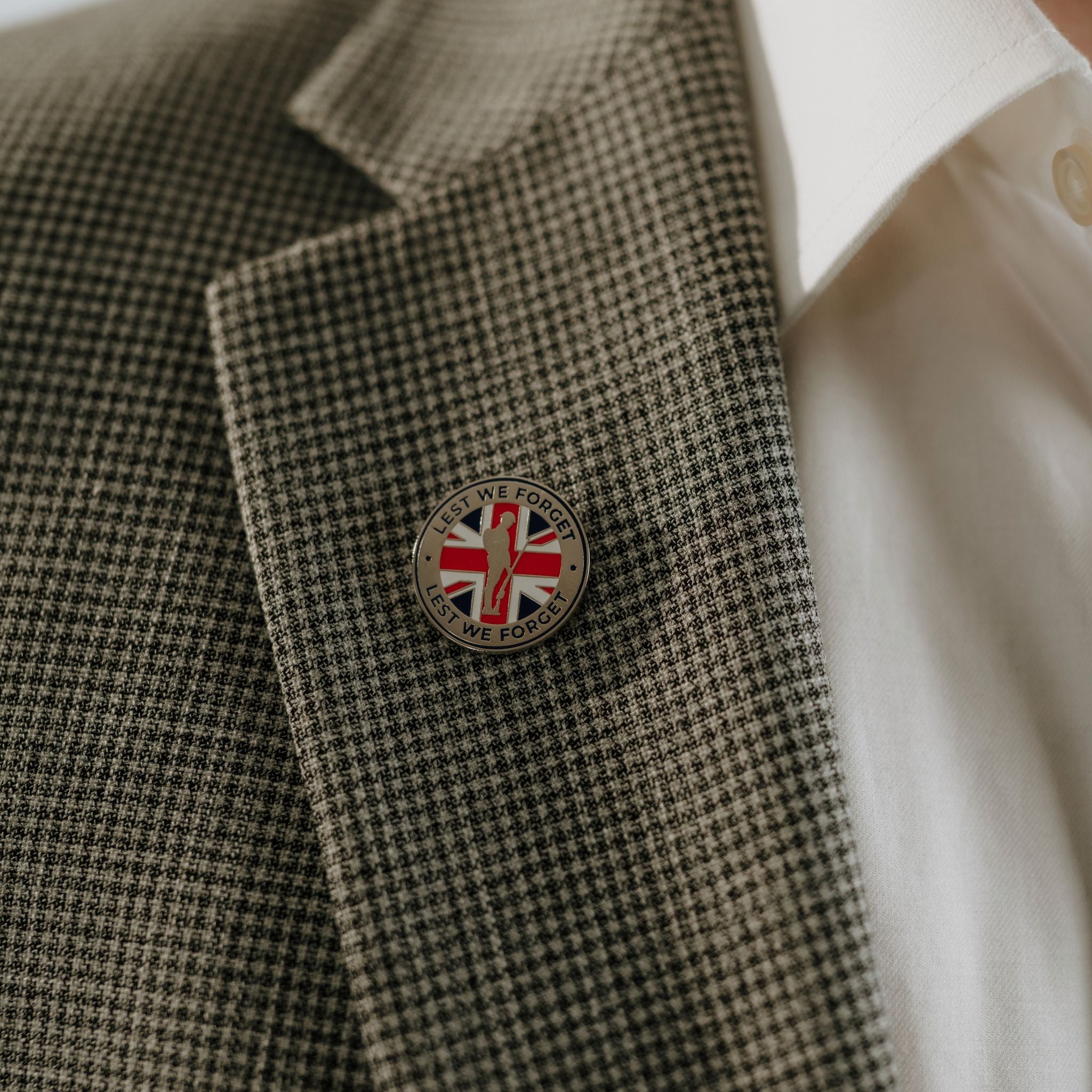 Union Statues Royal British Veterans Enterprise Shop | Remembrance Union Jack Lapel Pin
