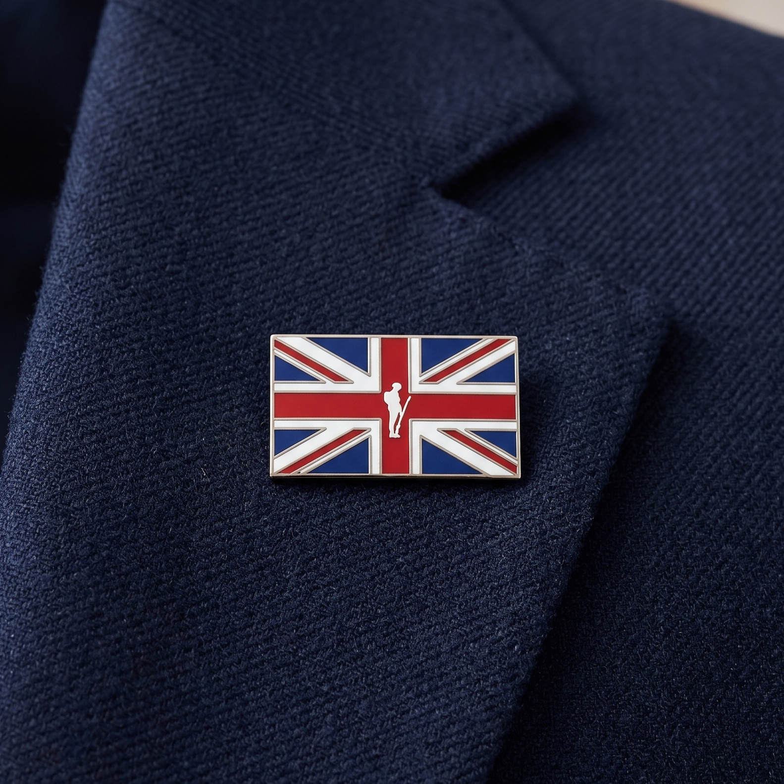 Union Statues Royal British Veterans Enterprise Shop | Union Jack Lapel Pin